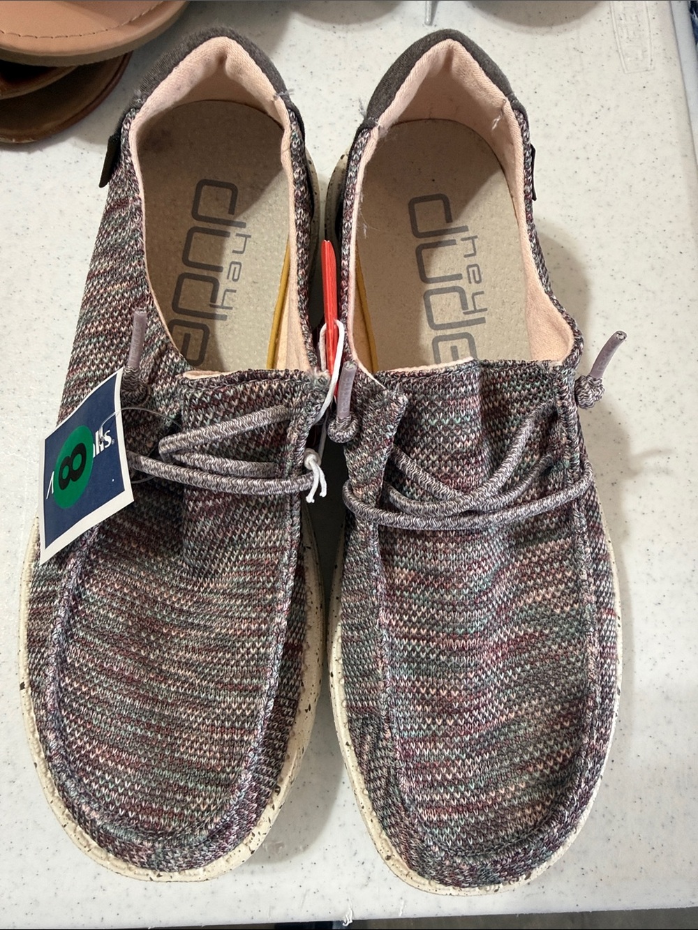 Hey Dude Kids Multicolor Knit Slip-On Sneakers